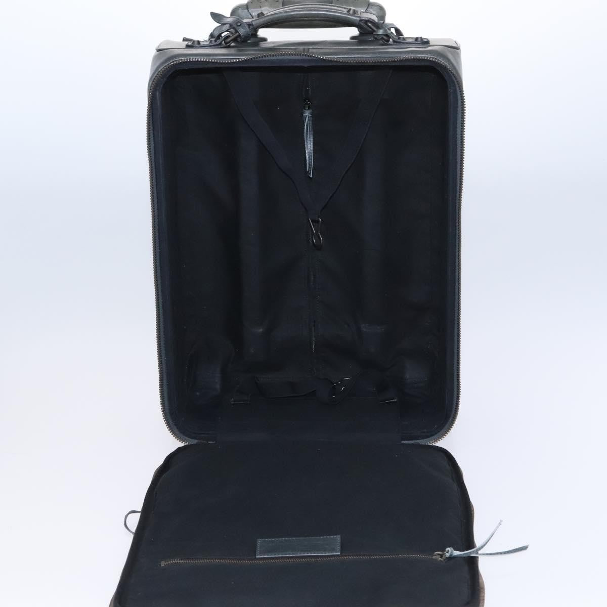 Balenciaga Trolley Rolling Classic Studs Luggage Leather, Khaki, Leather, Travel Bag