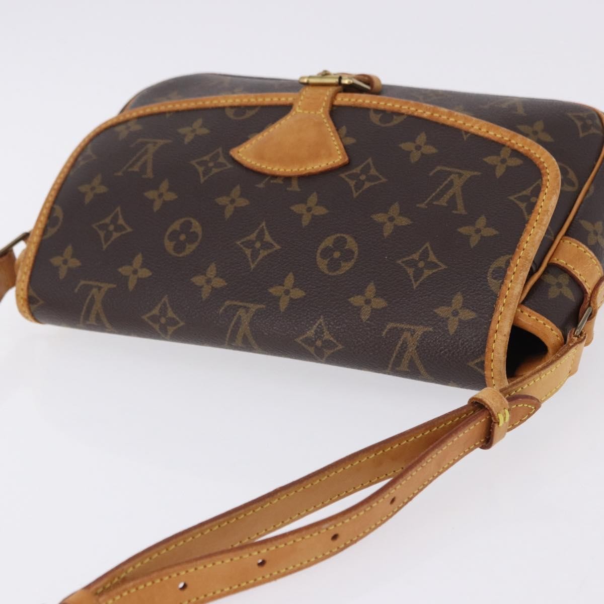 Louis Vuitton Sologne Monogram, Brown, Canvas, Shoulder Bag