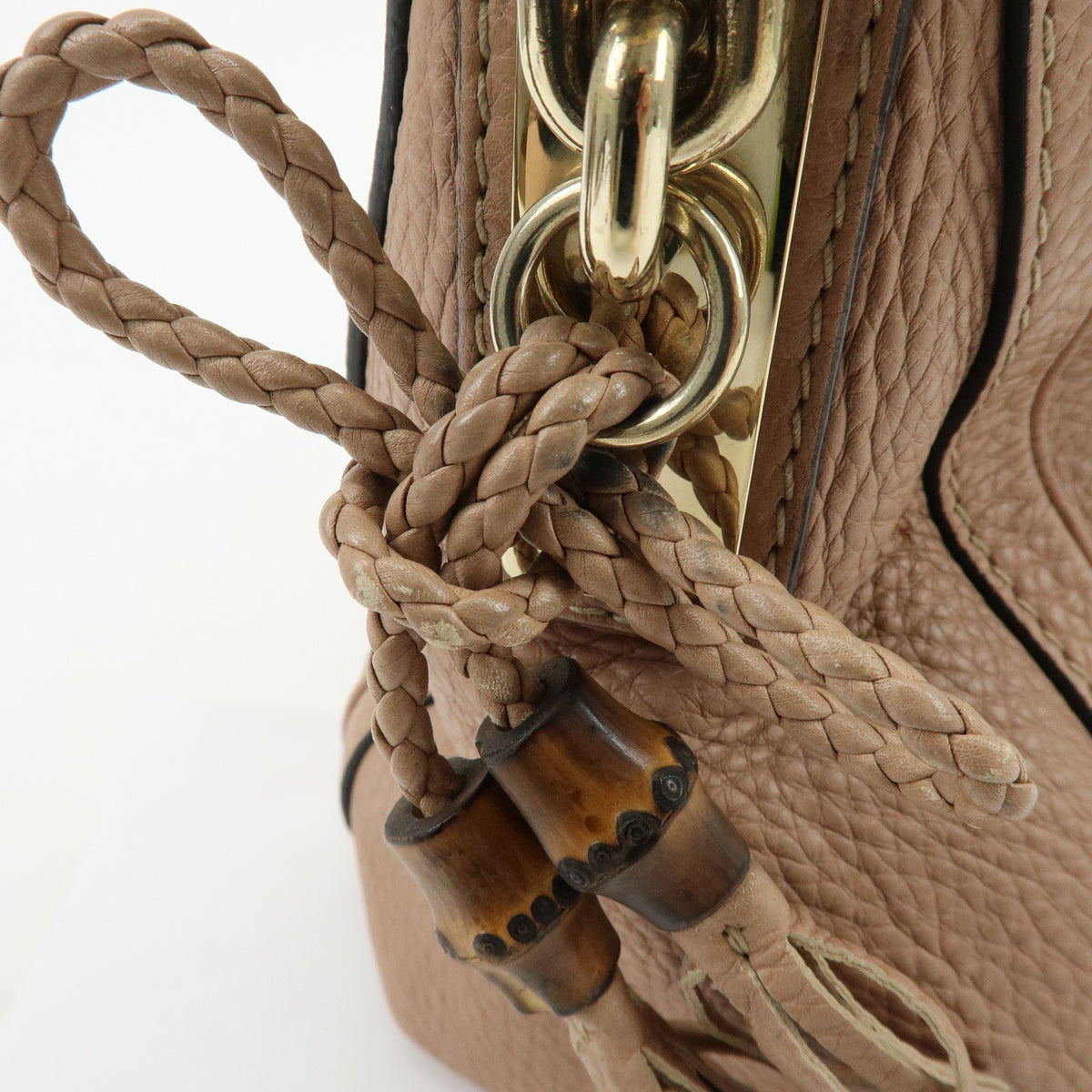 Gucci Bella Hobo Leather, Pink, Leather, Shoulder Bag