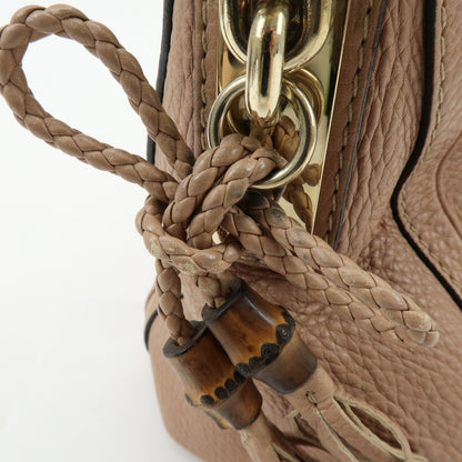 Gucci Bella Hobo Leather, Pink, Leather, Shoulder Bag