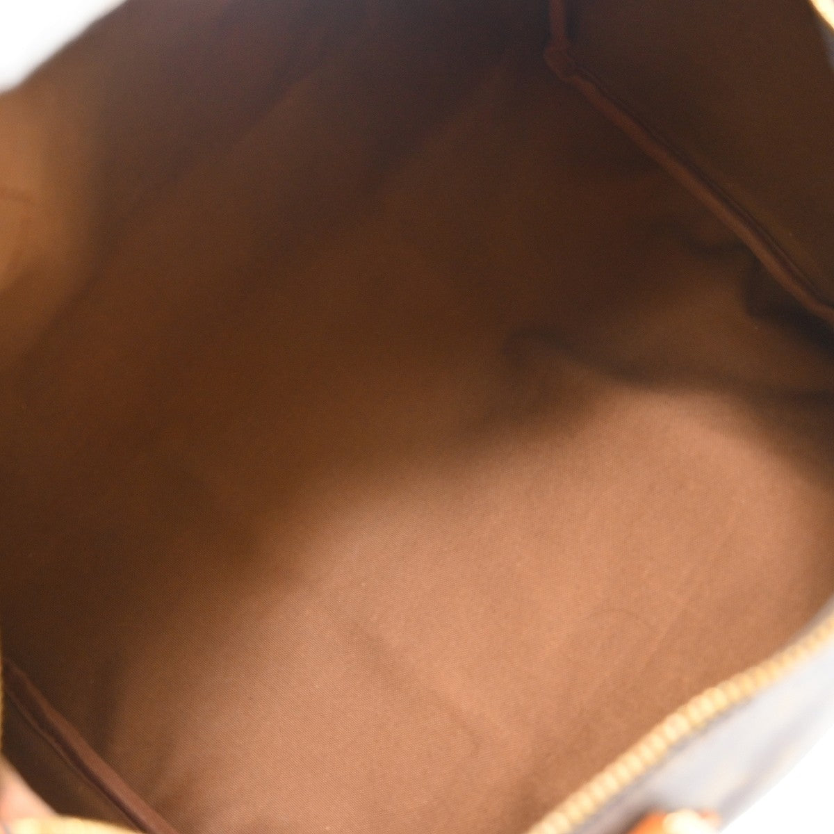 Louis Vuitton Speedy Monogram, Brown, Canvas, Handbag