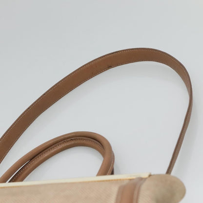Fendi 2Jours Canvas, Beige, Canvas, Tote Bag