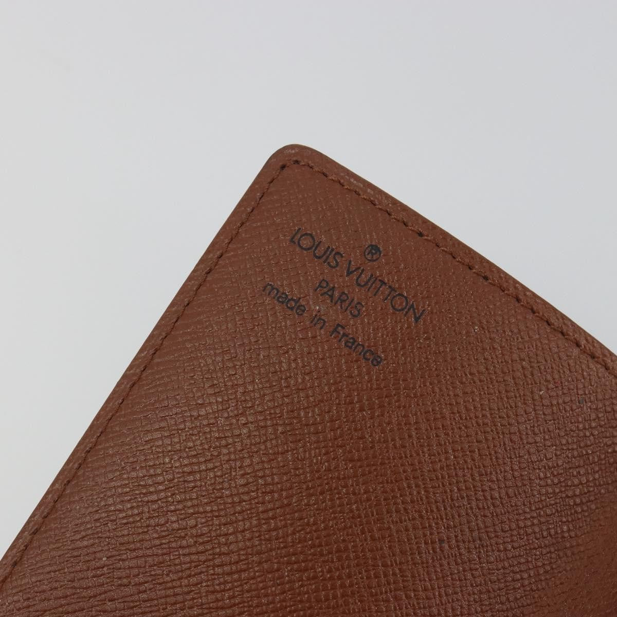 Louis Vuitton Porte Cartes Pression Card Case Monogram Canvas, Brown, Canvas, Card Holder