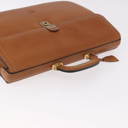 Loewe Anagram Business Leather, Brown, Leather, Briefcase