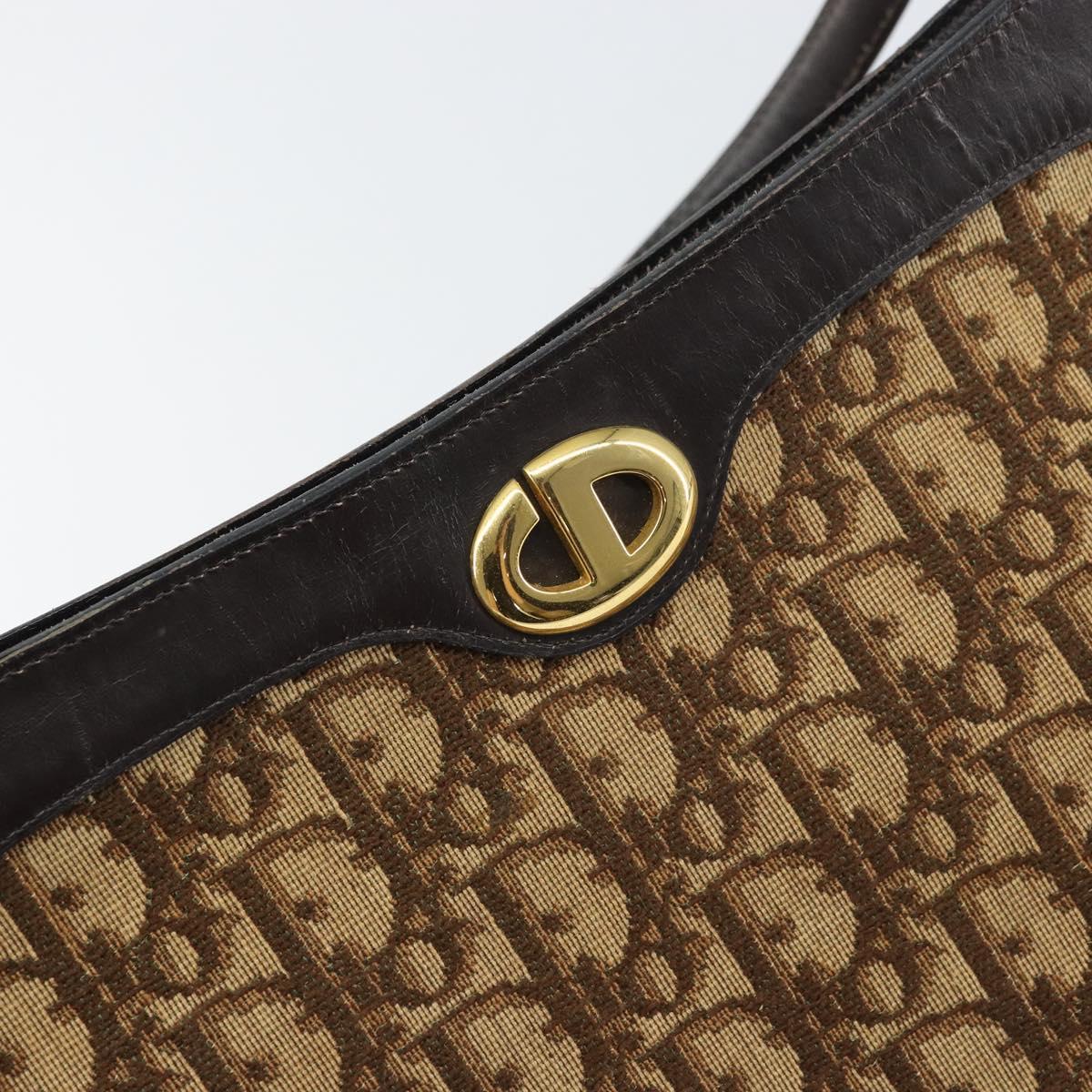 Christian Dior Trotter shoulder bag Canvas, BROWN, CANVAS, Shoulder bag