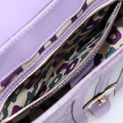Gucci Web Flap Guccissima, Purple, Leather, Shoulder Bag