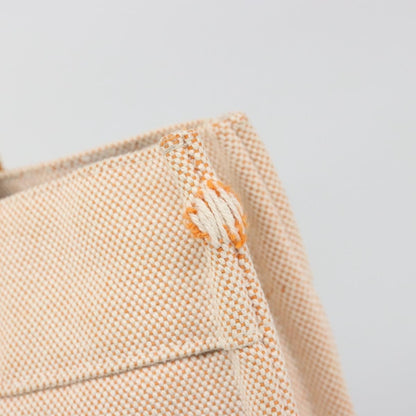 Hermes Fourre Tout Toile, Orange, Canvas, Tote Bag