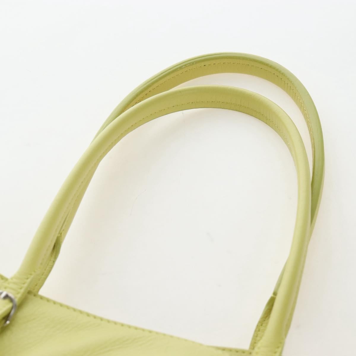 Balenciaga Papier A4 Zip Around Classic Studs Leather, Yellow, Leather, Handbag