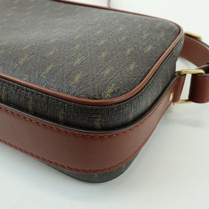 Saint Laurent Le Monogramme Camera Monogram All Over Coated Canvas and Leather, Brown, Canvas, Handbag