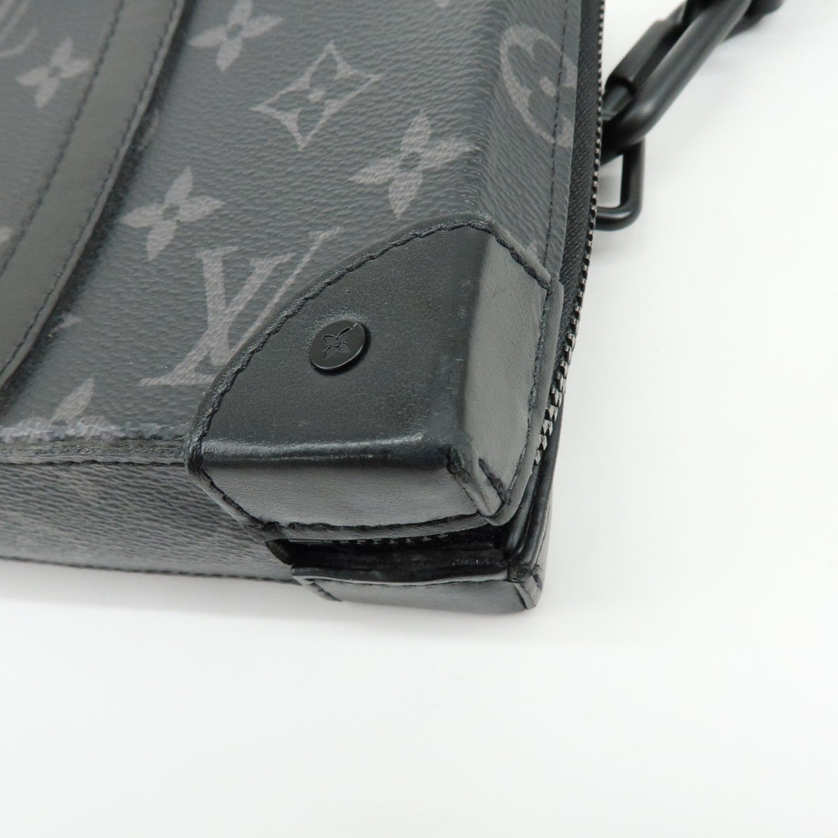 Louis Vuitton Soft Trunk Monogram Eclipse Canvas, Black, Canvas, Wallet