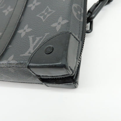 Louis Vuitton Soft Trunk Monogram Eclipse Canvas, Black, Canvas, Wallet