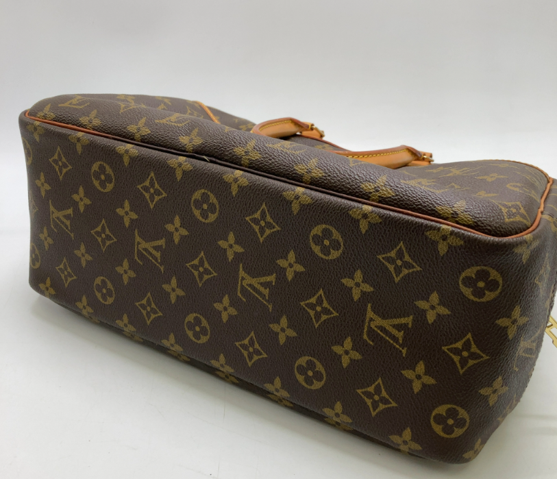 Louis Vuitton Deauville Monogram Canvas, Brown, Canvas, Handbag