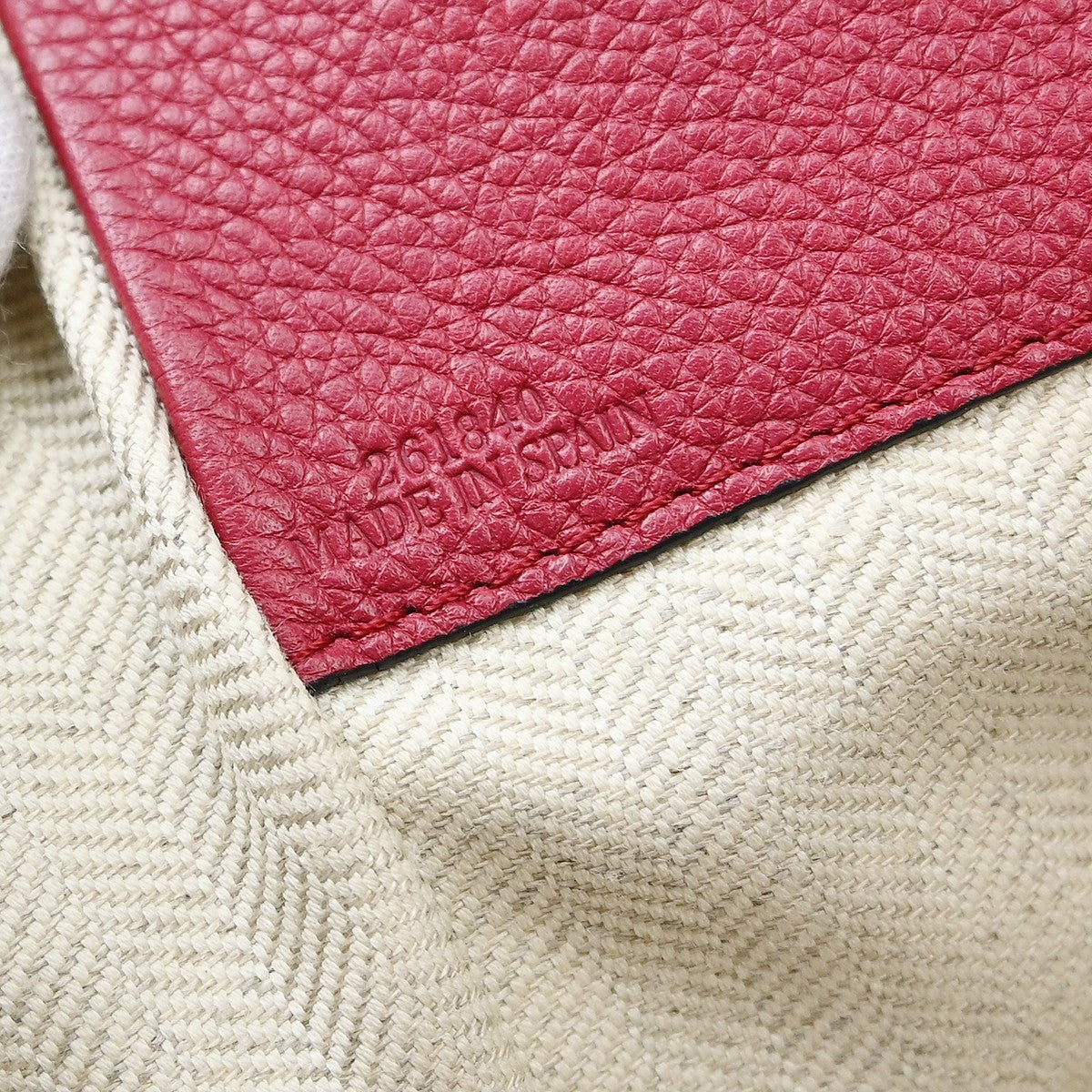 Loewe Hammock Leather, Pink, Leather, Handbag