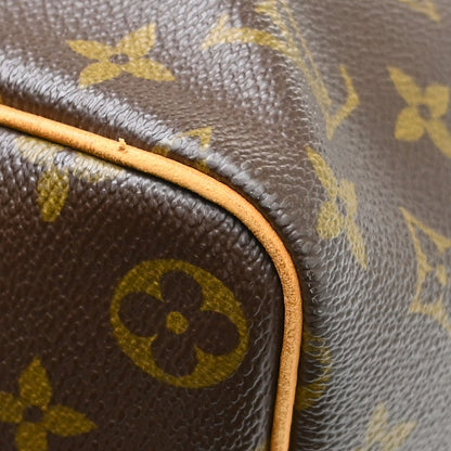 Louis Vuitton Keepall Monogram, Brown, Canvas, Travel Bag