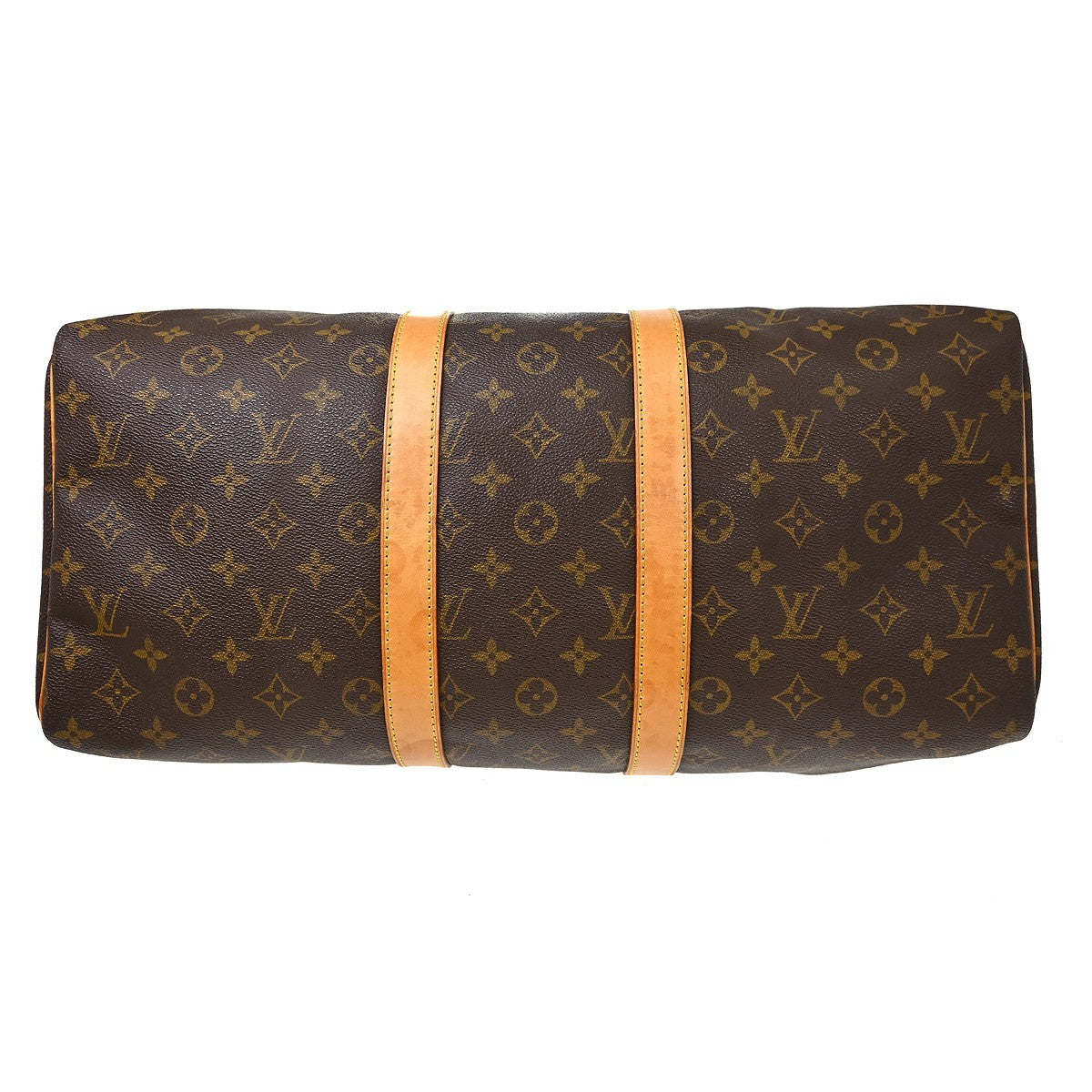 Louis Vuitton Keepall Monogram Canvas, Brown, Canvas, Travel Bag