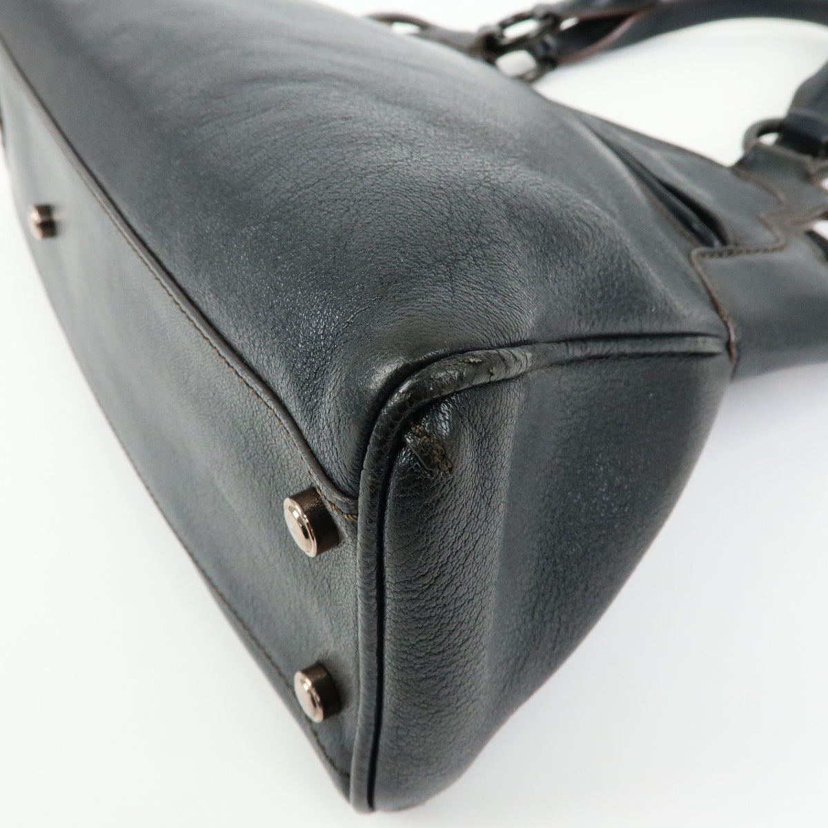 Cartier Marcello Leather, Black, Leather, Handbag