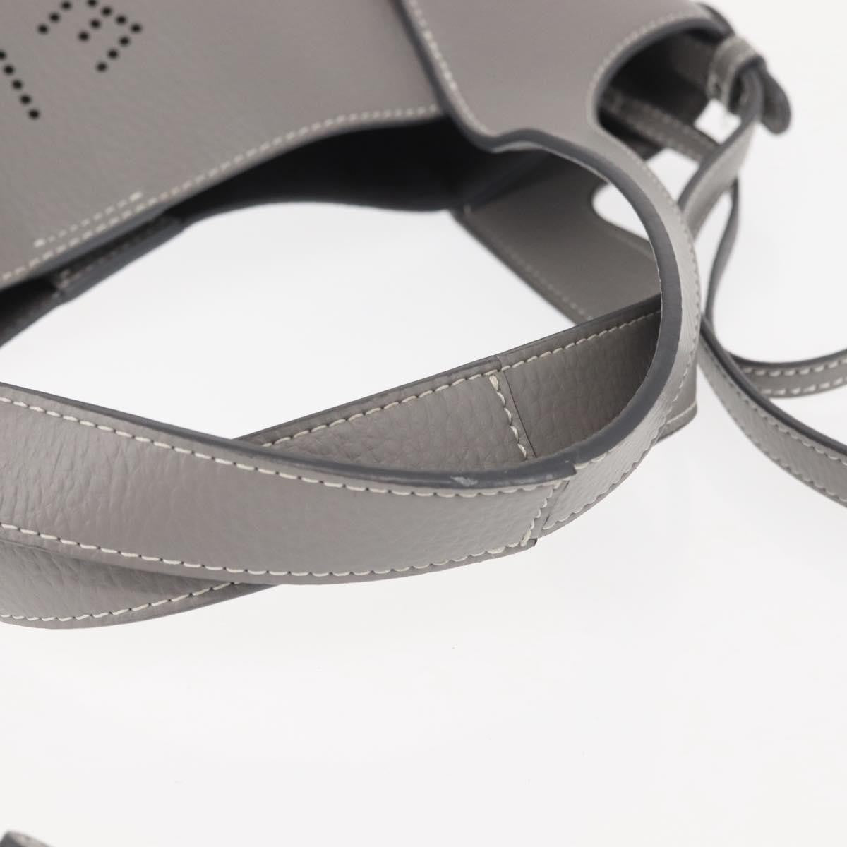 Stella McCartney Alter Tote Leather, Gray, Leather, Tote Bag