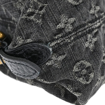 Louis Vuitton Neo Cabby Monogram Denim, Black, Denim, Handbag
