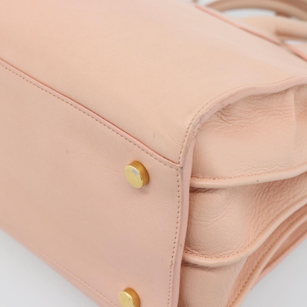 Saint Laurent Sac de Jour Leather, Pink, Leather, Handbag