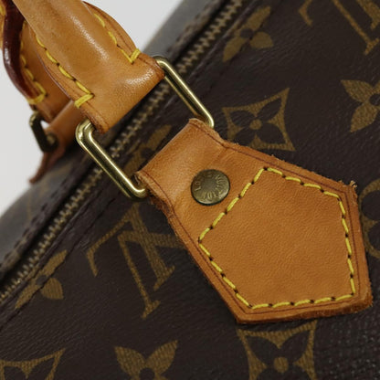 Louis Vuitton Speedy Bandouliere Bag Monogram Canvas, BROWN, CANVAS, Handbag