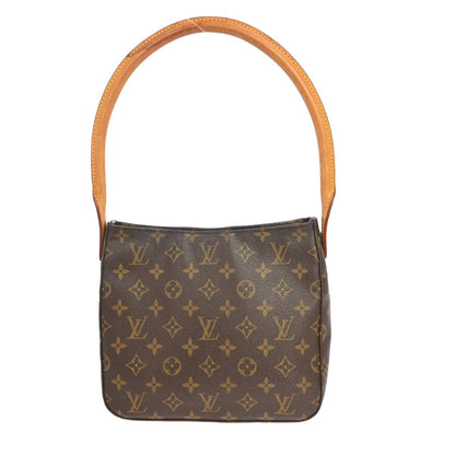 Louis Vuitton Looping Monogram Canvas, Brown, Canvas, Handbag