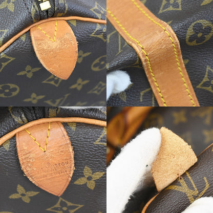 Louis Vuitton Keepall Monogram Canvas, Brown, Canvas, Travel Bag