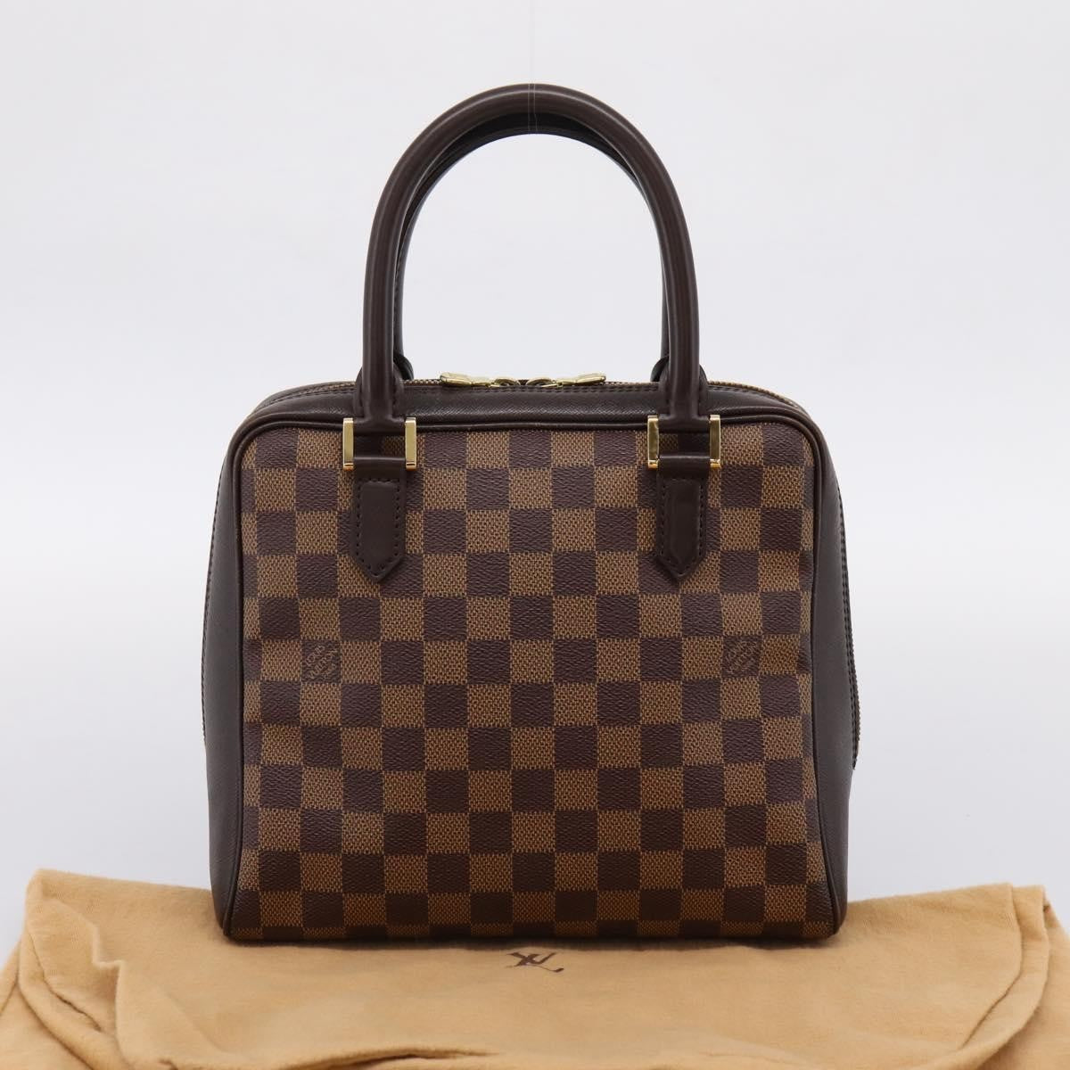 Louis Vuitton Brera Damier, Brown, Canvas, Handbag