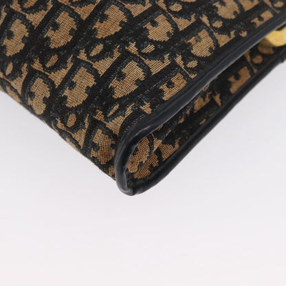 Christian Dior Vintage Trotter Canvas, Navy, Canvas, Shoulder Bag