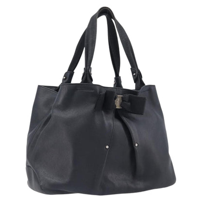 Salvatore Ferragamo Vala tote Leather, Black, Leather, Tote Bag