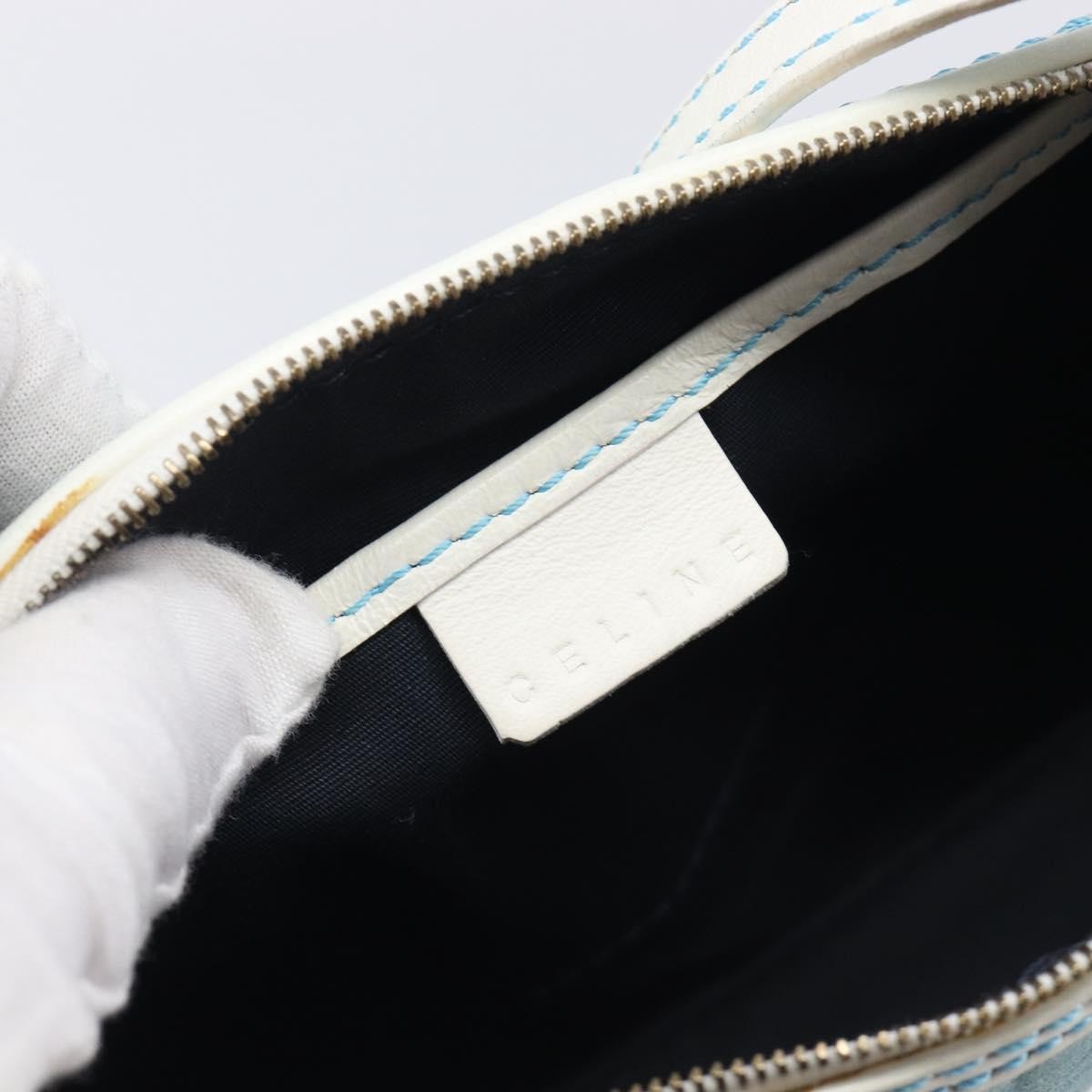 Celine C Macadam Suede, Turquoise, Suede, Handbag