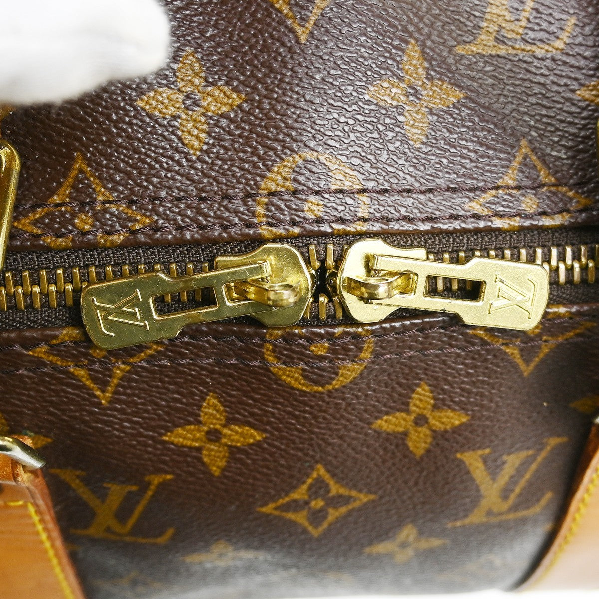 Louis Vuitton Keepall Monogram, Brown, Canvas, Travel Bag