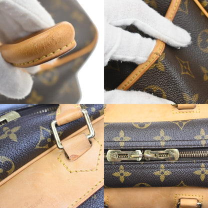 Louis Vuitton Deauville Monogram Canvas, Brown, Leather, Handbag