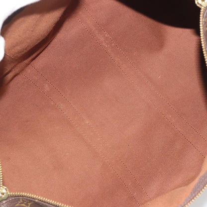 Louis Vuitton Keepall Monogram, Brown, Canvas, Travel Bag