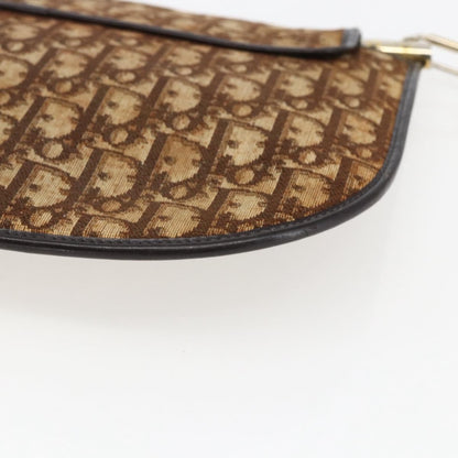 Christian Dior Vintage Trotter Canvas, Brown, Canvas, Shoulder Bag