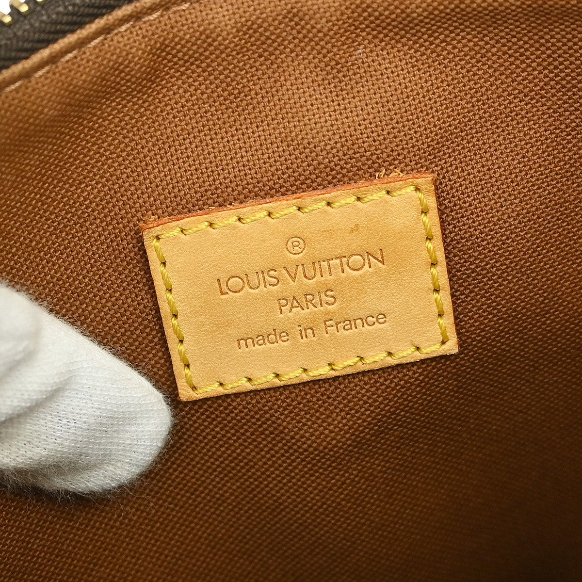 Louis Vuitton Bosphore Pochette Monogram Canvas, Brown, Canvas, Clutch