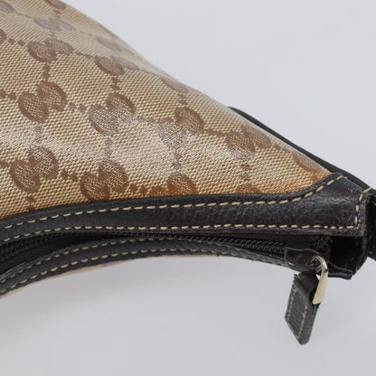 Gucci Nice Hobo Patent Canvas, Beige, Canvas, Shoulder Bag