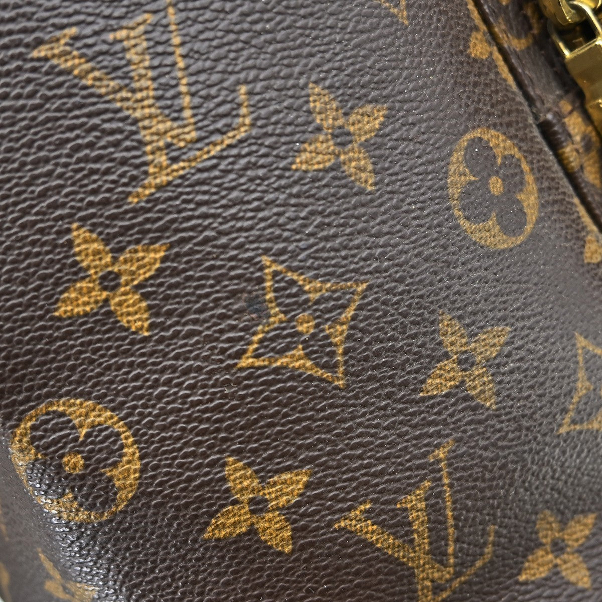 Louis Vuitton Vintage Montsouris Monogram Canvas, Brown, Canvas, Backpack