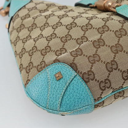 Gucci Jackie Canvas, Brown, Canvas, Handbag