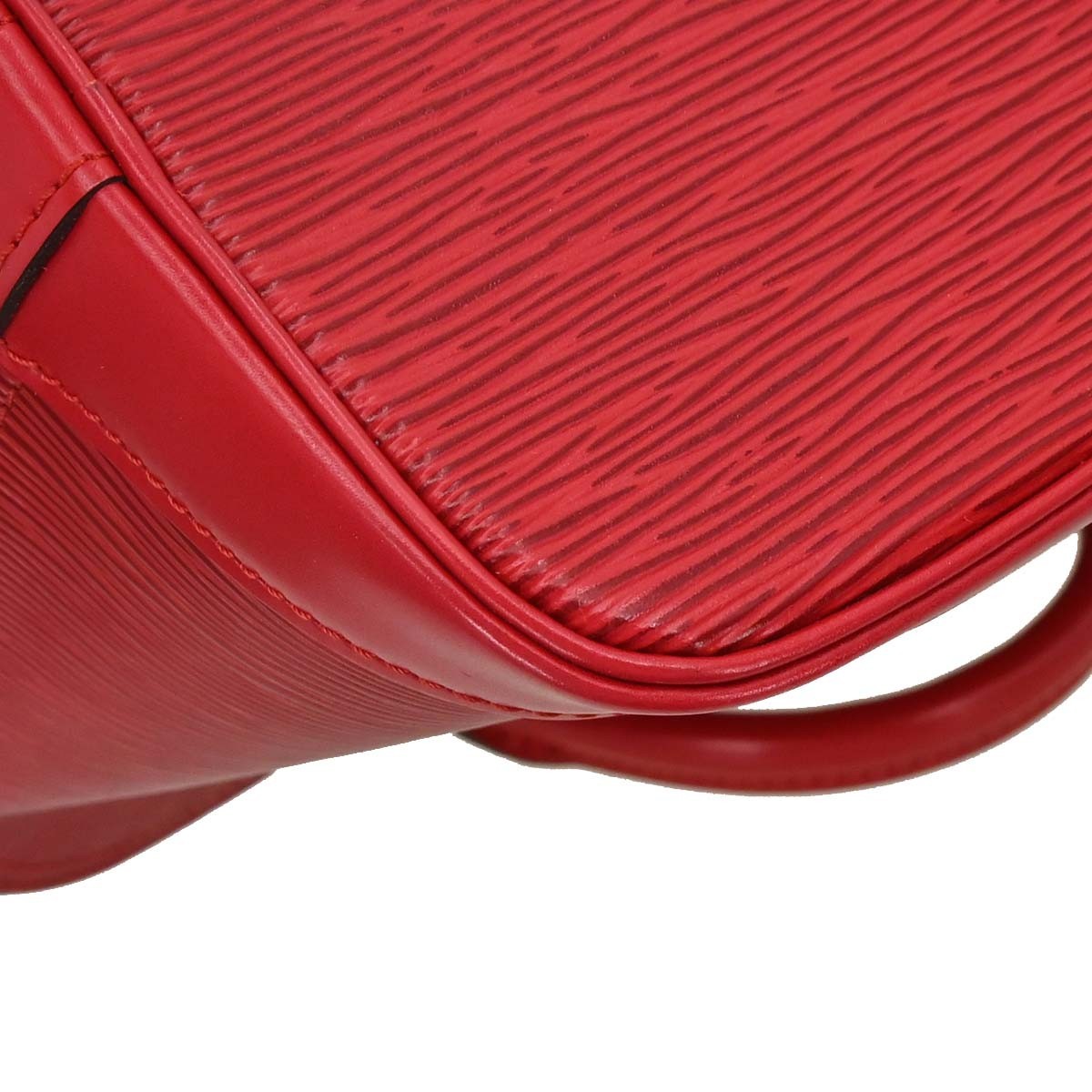 Louis Vuitton Alma Epi Leather, Red, Leather, Handbag