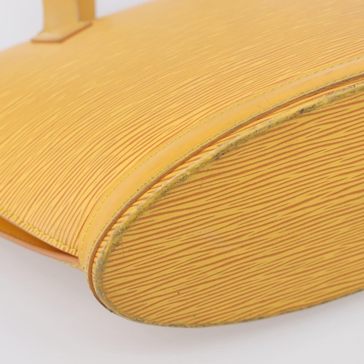 Louis Vuitton Saint Jacques Epi Leather, Yellow, Leather, Handbag