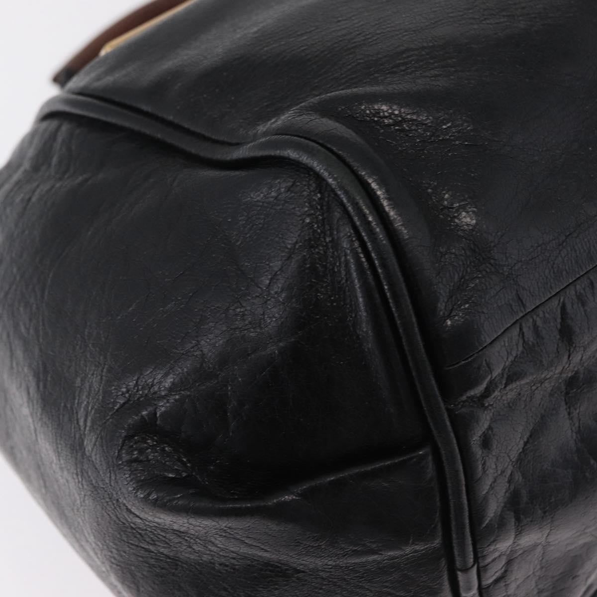 Chloe Ethel Leather, Black, Leather, Handbag