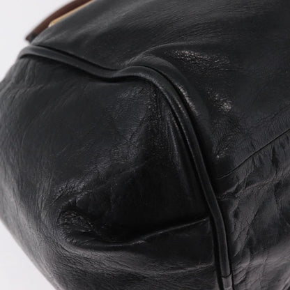 Chloe Ethel Leather, Black, Leather, Handbag