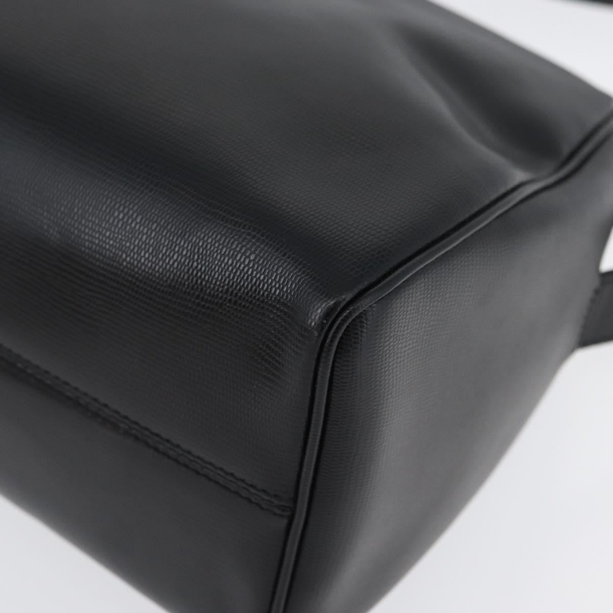 Celine Circle Logo Leather, Black, Leather, Shoulder Bag