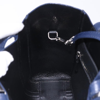 Balenciaga Everyday Tote Leather, Navy, Leather, Tote Bag