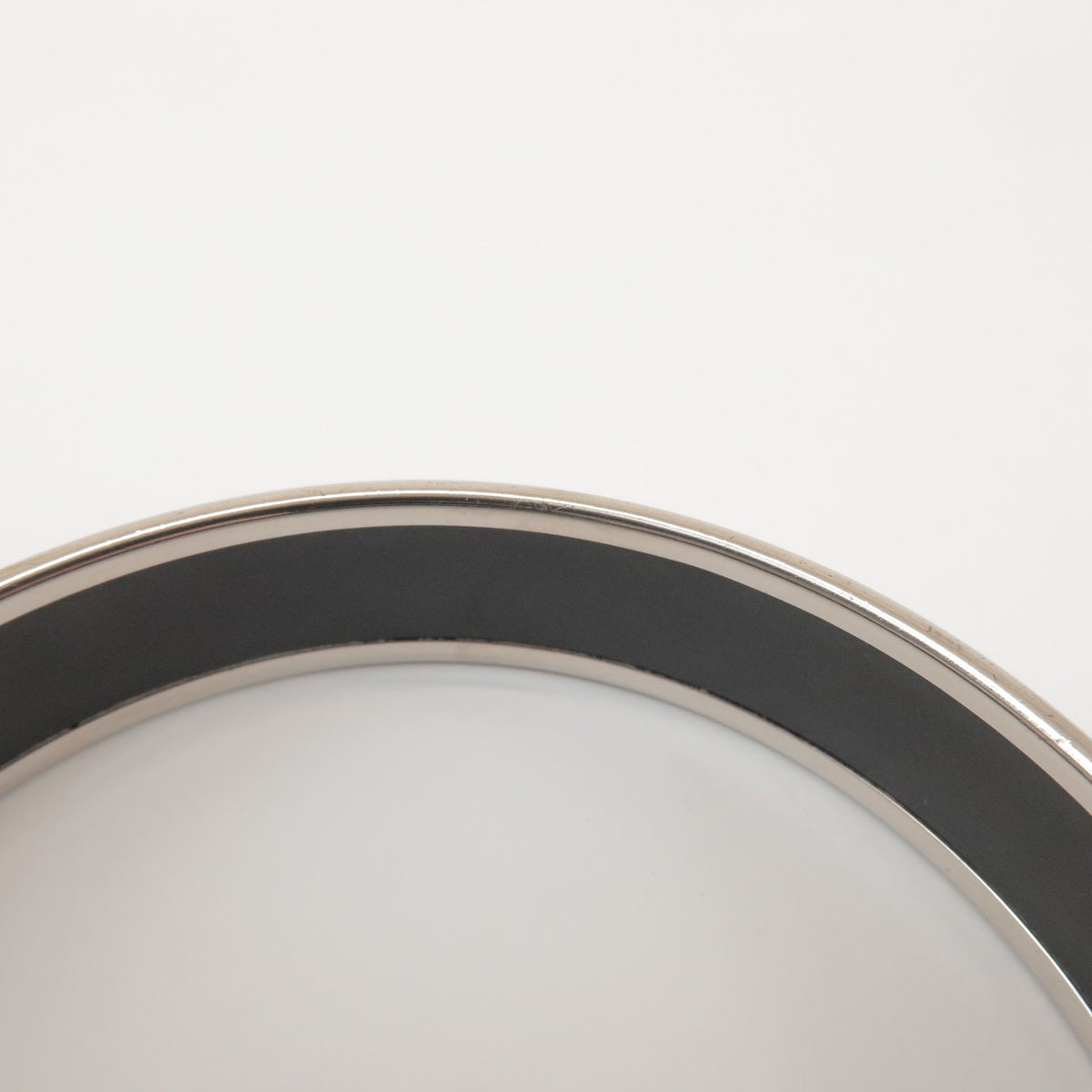 Hermes Caleche Bangle Enamel, Silver, Silver Plated, Bracelet