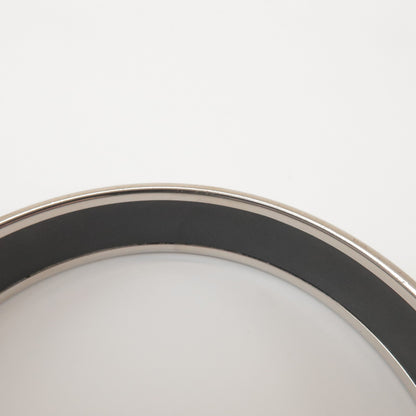 Hermes Caleche Bangle Enamel, Silver, Silver Plated, Bracelet