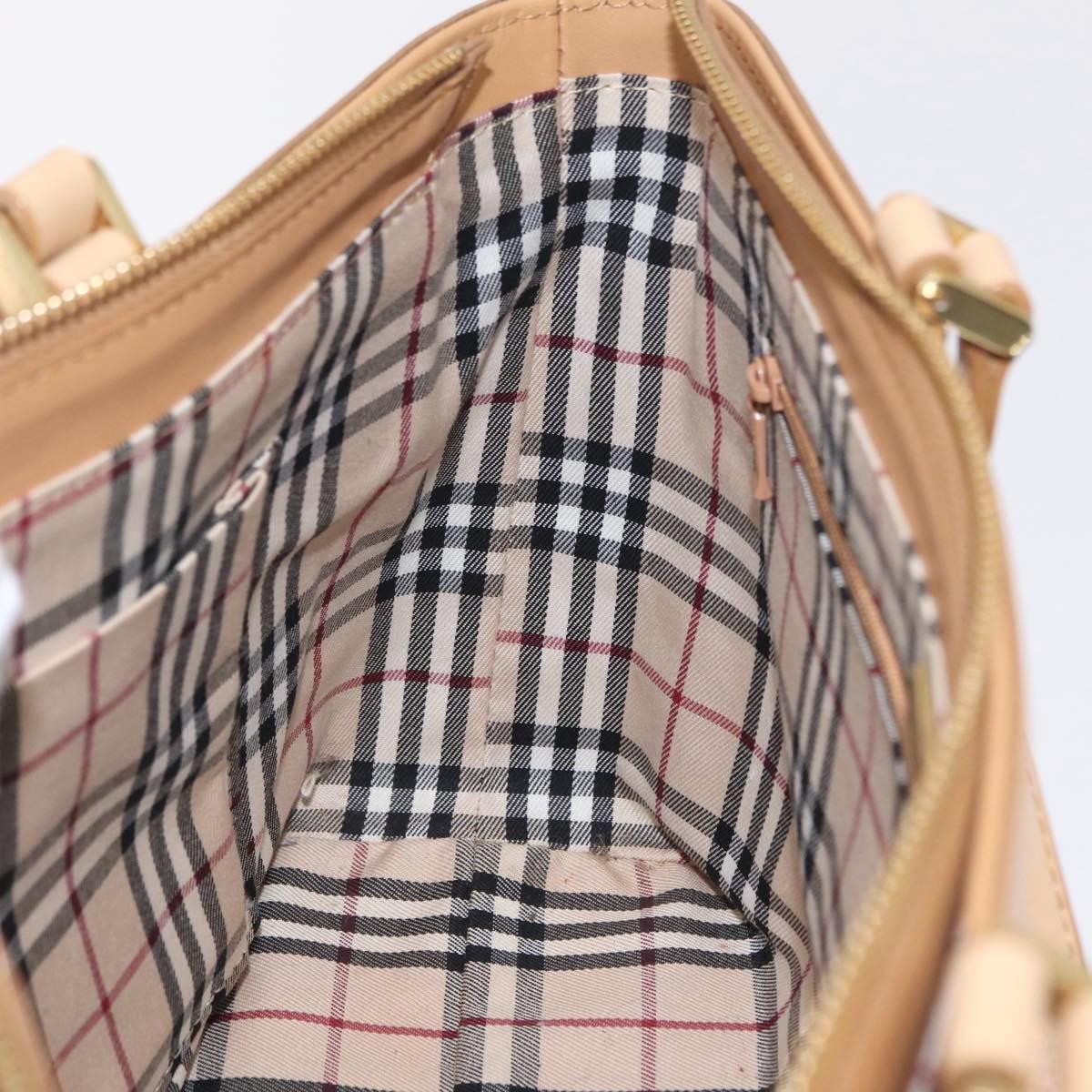 Burberry Handbag Leather, Beige, Leather, Handbag
