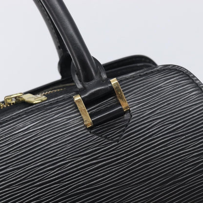 Louis Vuitton Pont Neuf Epi Leather, Black, Leather, Handbag