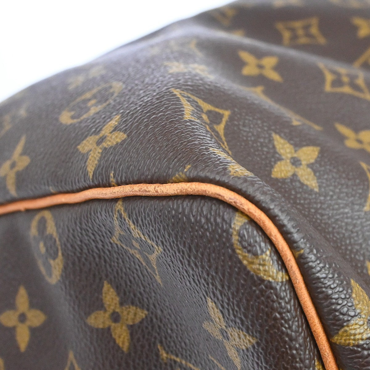 Louis Vuitton Keepall Bandoulière Monogram, Brown, Canvas, Travel Bag