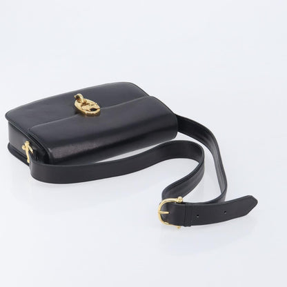 Celine Horse Carriage Leather, Black, Leather, Shoulder Bag